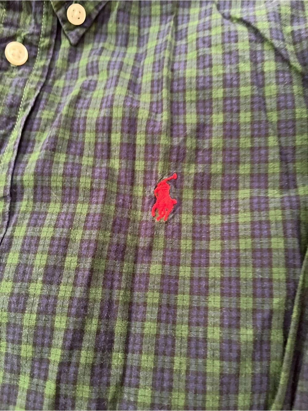 Ralph Lauren Button Down Youth Bundle Plaid Boys Size 7 Shirts